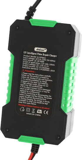 Andowl Q-DP9921 Car Battery Charger 12V Green
