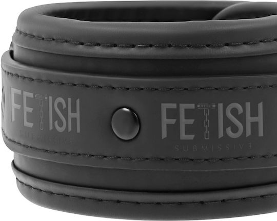 Fetish Submissive Cuff & Tether Set Σετ για Δέσιμο στο Κρεβάτι σε Μαύρο Χρώμα