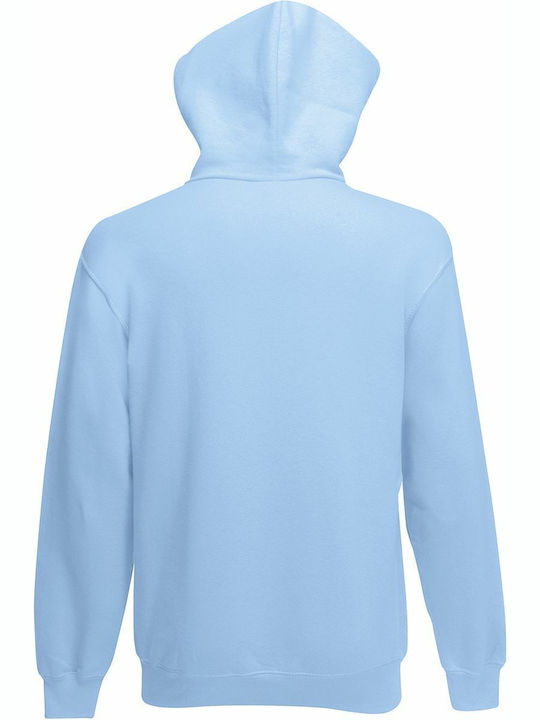 Kids Sweatshirt with Hood and Pockets Light Blue