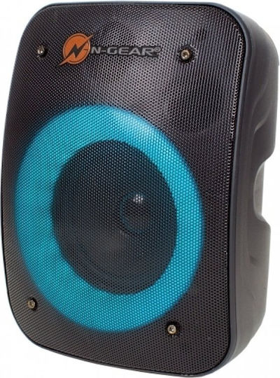 N-Gear Ηχείο Karaoke με Ενσύρματo Μικρόφωνο και Εφέ Φωτισμού LGP4 Studio Μαύρο