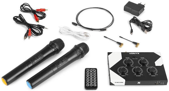 Vonyx Ηχείο Karaoke με Ασύρματα Μικρόφωνα AV510 103.115 Μαύρο