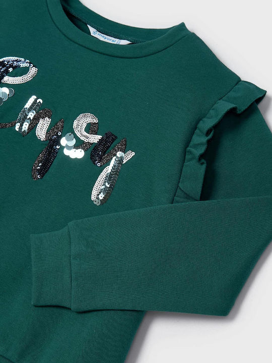 Kinder-Sweatshirt Grün Enjoy