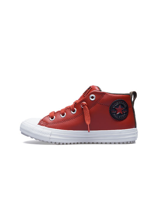 Converse Детски маратонки Висока Chuck Taylor All Star Издръжливо Оранжево / Черно