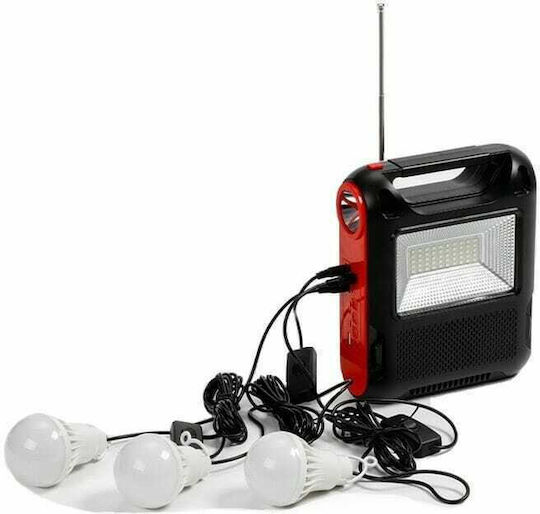 Autonomous Solar Lighting System with Speaker , Light System & Charger 884164