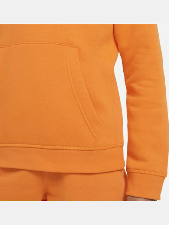 Παιδικό Φούτερ με Κουκούλα και Τσέπες Καφέ Sportswear