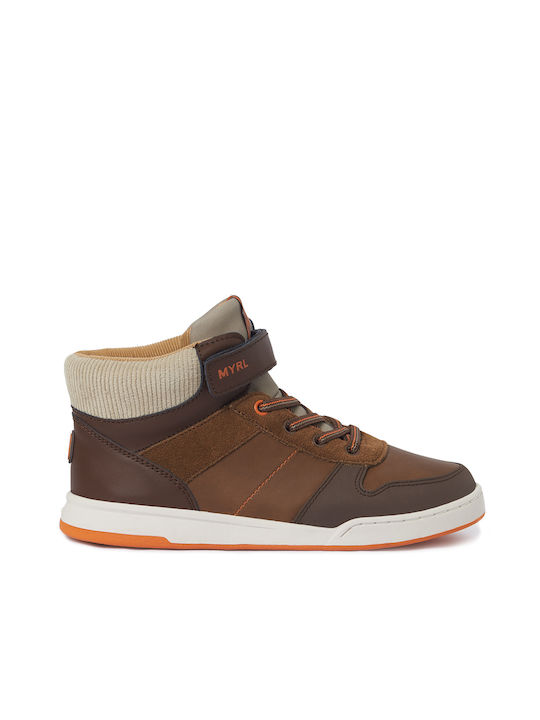 Mayoral Kids Sneakers High Brown