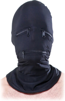 Pipedream Fetish Fantasy Series Zipper Face Hood in Schwarz Farbe PD3858-23