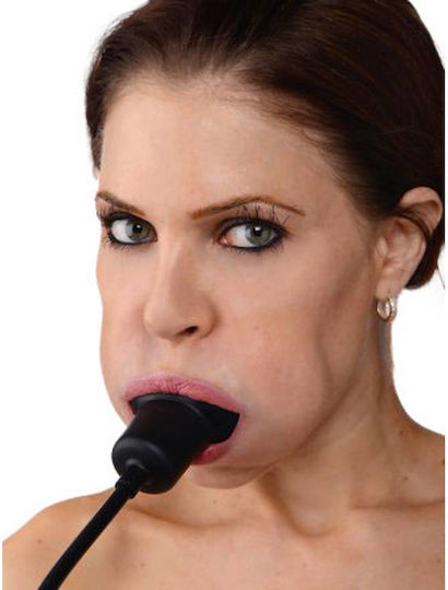 XR Master Series Inflatable Butterfly Gag Knebel in Schwarz Farbe