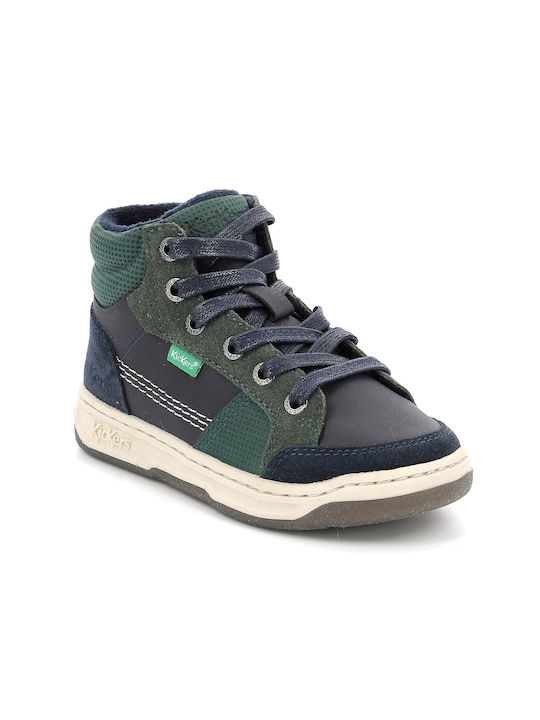 Kickers Παιδικά Sneakers High για Αγόρι Πράσινα