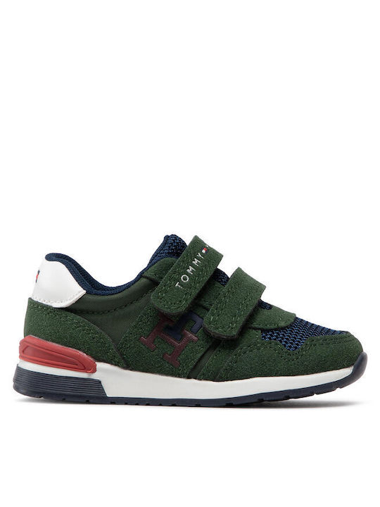 Tommy Hilfiger Kids Sneakers with Scratch Green