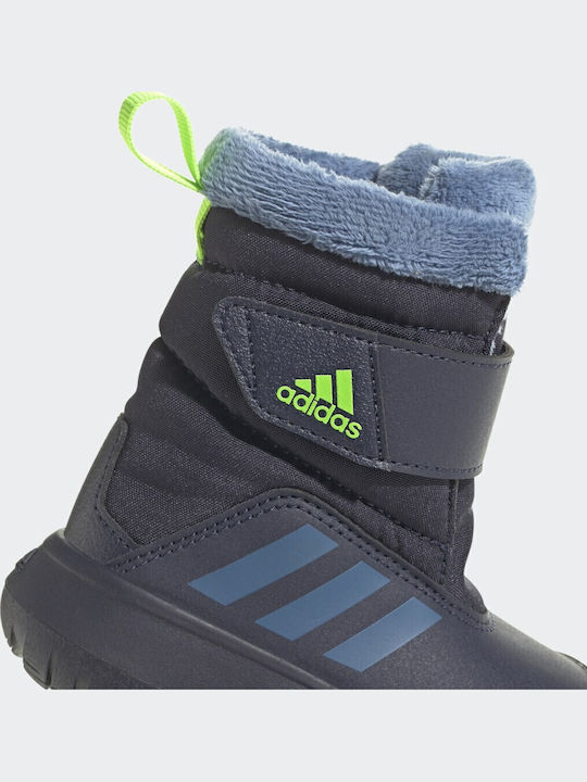 Winterplay Kinder-Schneestiefeletten mit Klettverschluss Marineblau