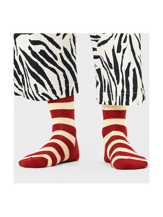 Happy Socks Unisex Κάλτσες με Σχέδια Κόκκινες
