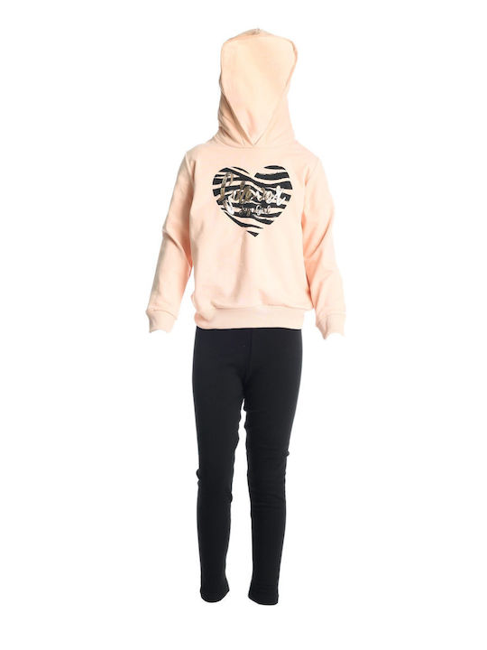 Joyce Kids Sweatshirt with Hood Pink