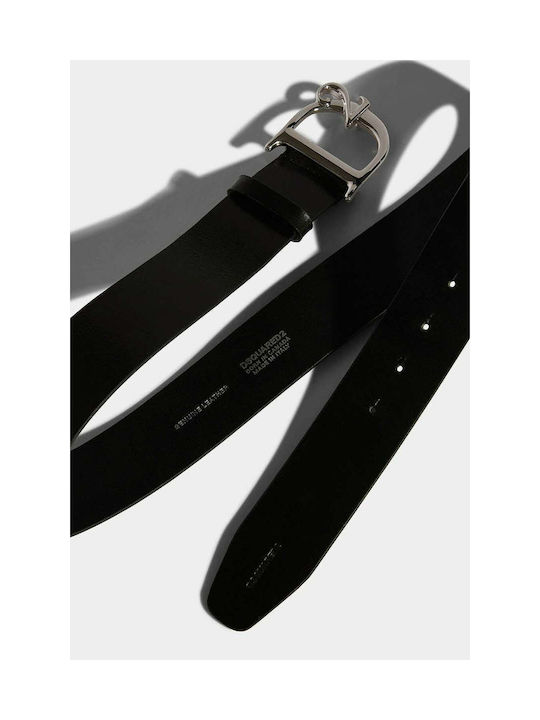 Dsquared2 Men's Artificial Leather Belt Black