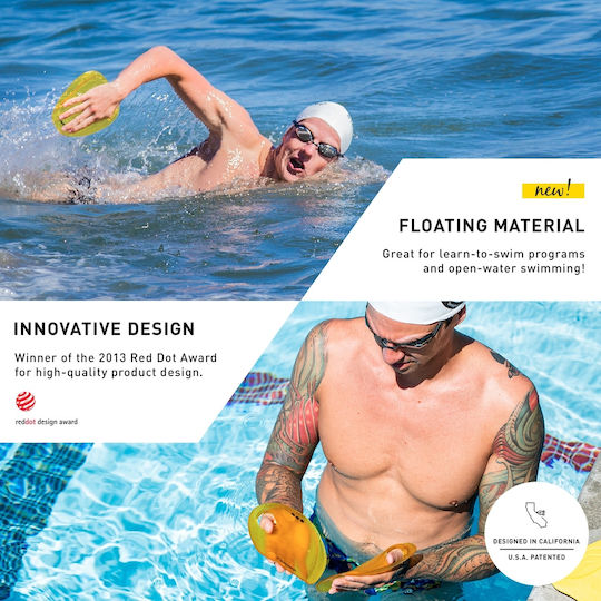 Finis Schwimmhandpaddel Gelb
