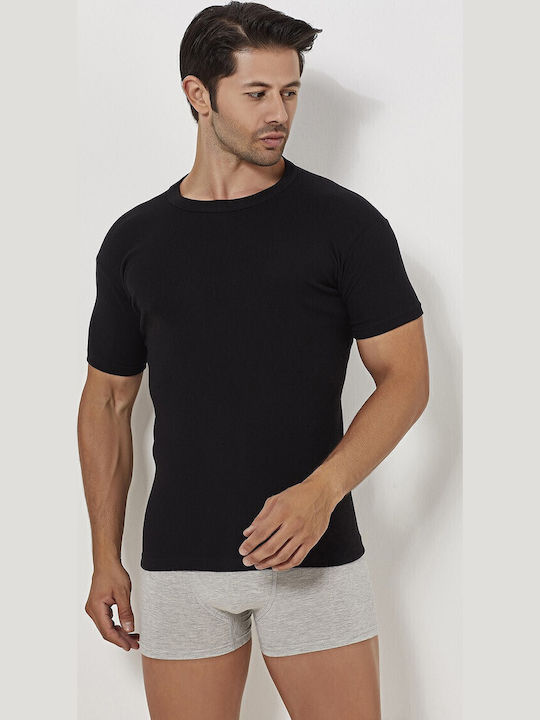 Herren Unterhemden in Schwarz Farbe 1Packung