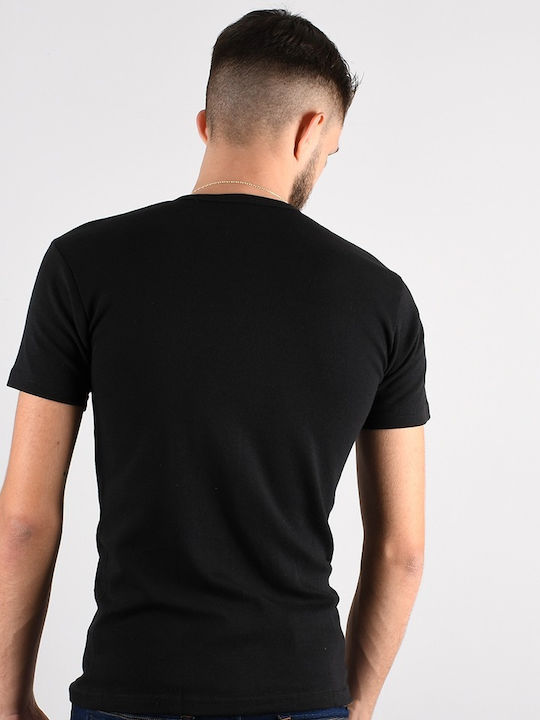 Herren Unterhemden in Schwarz Farbe 1Packung