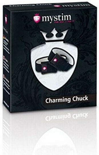 Mystim Charming Chuck για Ηλεκτροδιέγερση σε Μαύρο Χρώμα