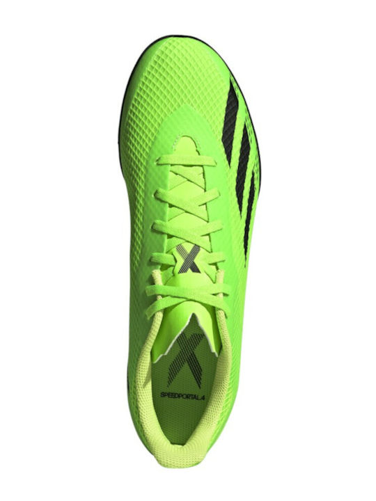 adidas X Speedportal 4 Football Shoes with Molded Cleats Solar Green / Core Black / Solar Yellow