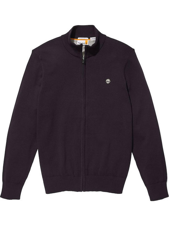 Williams River Full Zip Ανδρική Ζακέτα Πλεκτή Μαύρη