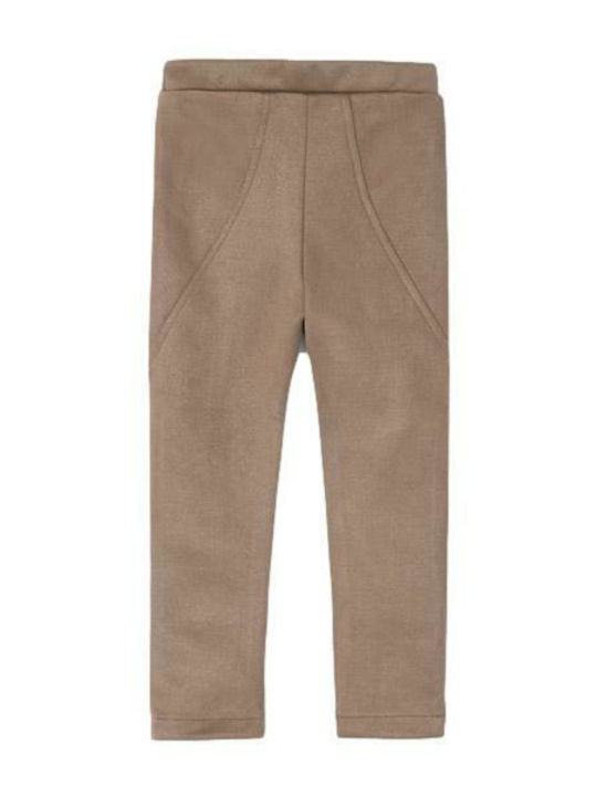 Mayoral Girls Fabric Trouser Brown