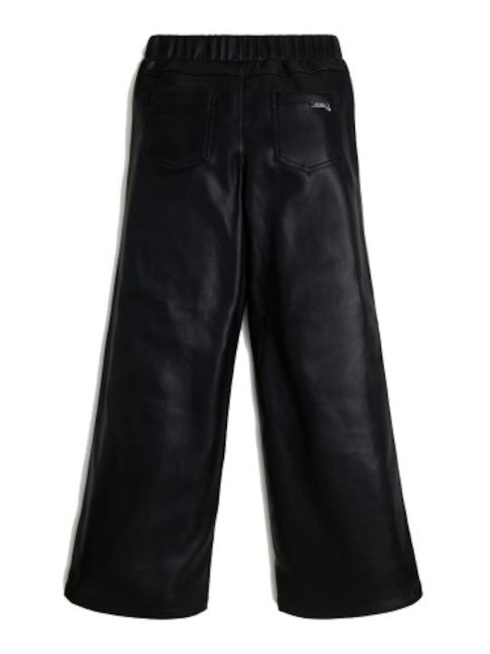 Guess Girls Leather Pant Black