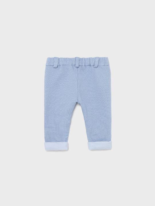 Mayoral Kids Trousers Light Blue