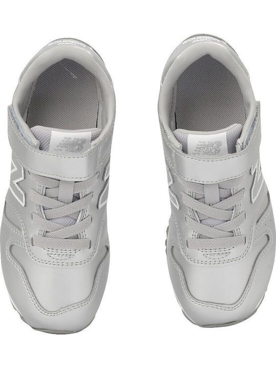 373 Kids Sneakers with Scratch Silver