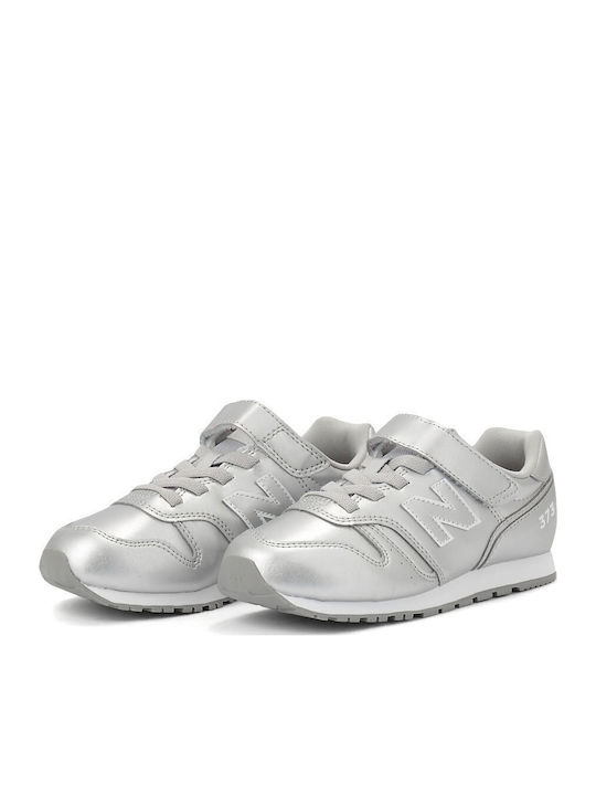 373 Kids Sneakers with Scratch Silver