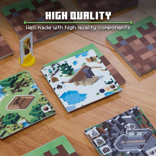 Board Game Minecraft for 2-4 Players 10+ Years Old (RO) Ravensburger