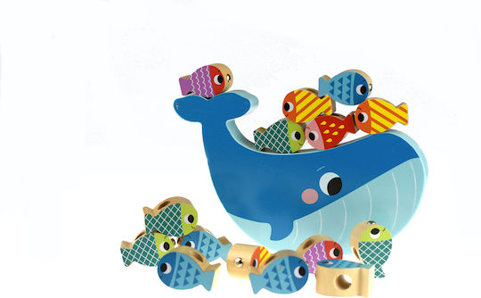 Tooky Toys Ξύλινο Παιχνίδι Ψαρέματος Wooden Fishing Game για 3+ Ετών