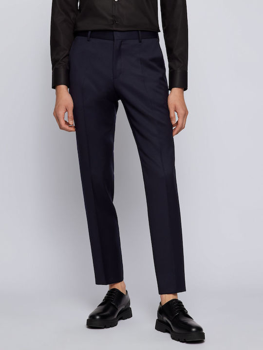 Men's Summer Suit Jacket Slim Fit Navy Blue