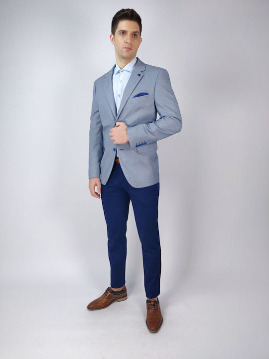 Men's Suit Jacket Regular Fit Light Blue