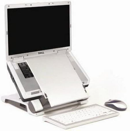 Targus Ergo D-Pro Βάση για Laptop έως 17" Ασημί