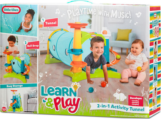 Little Tikes Κύλινδρος Δραστηριοτήτων Learn & Play από Ύφασμα με Μουσική και Ήχους για 12+ Μηνών