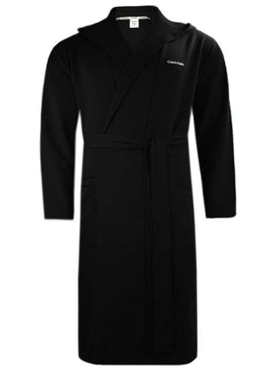 Calvin Klein Men's Winter Pajama Robe Black