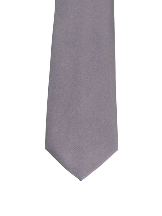 Hugo Silk Men's Tie Monochrome Silver