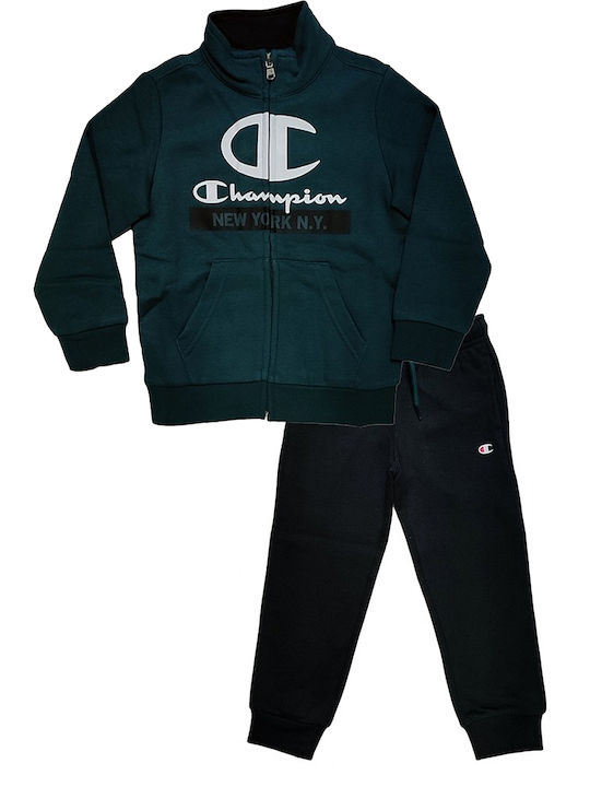 Champion Copilăresc Set de pantaloni de trening Albastru Petrol 2buc