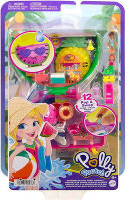 Mattel Jucărie Miniatură Watermelon Pool Party Polly Pocket pentru 4+ Ani (Diverse modele) 1 buc