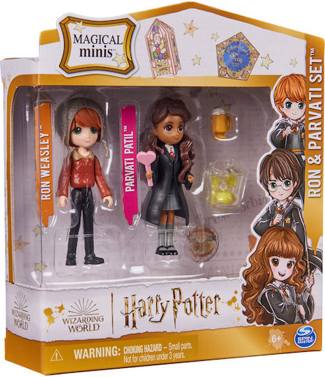 Spin Master Miniature Toy Wizarding World Harry Potter Ron Weasley & Parvati Patil for 6+ years old Years Old