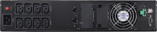 CyberPower OLS2000ERT2U Unitate UPS On-Line 2000VA 1600W cu 8 Prize de curent alternativ IEC