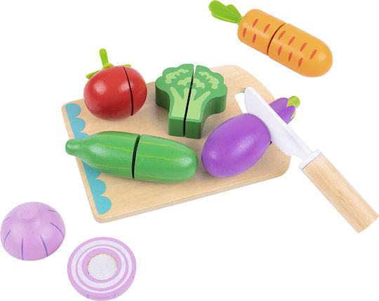 Tooky Toys Λαχανικά από Ξύλο για 3+ Ετών 23 εκ. 16τμχ