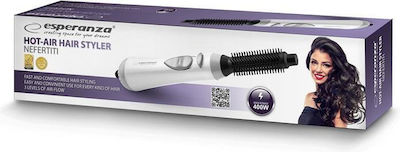 Esperanza Nefertiti Electric Hair Brush with Air and Rotating Head for Curls 400W