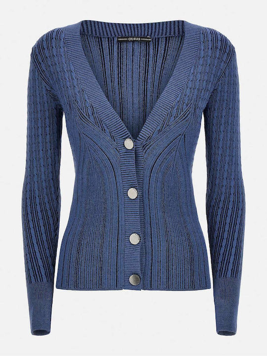 Women's Knitted Cardigan with Buttons Nordic Sea And Secre
