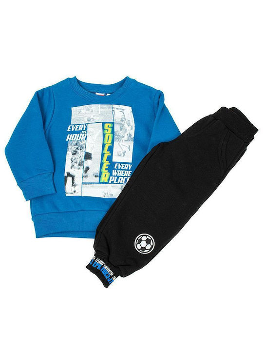 Joyce Kids Sweatpants Set Blue 2pcs