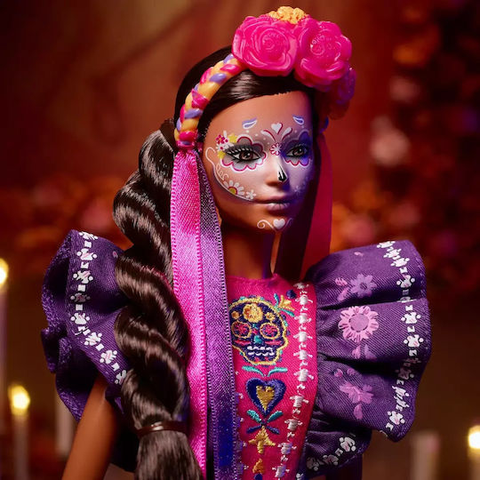 Barbie Dia De Los Muertos Collectible Doll for 6+ years old+ Years 33cm
