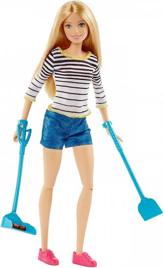 Barbie Walk & Potty Pup Σετ Κούκλας για 3+ Ετών