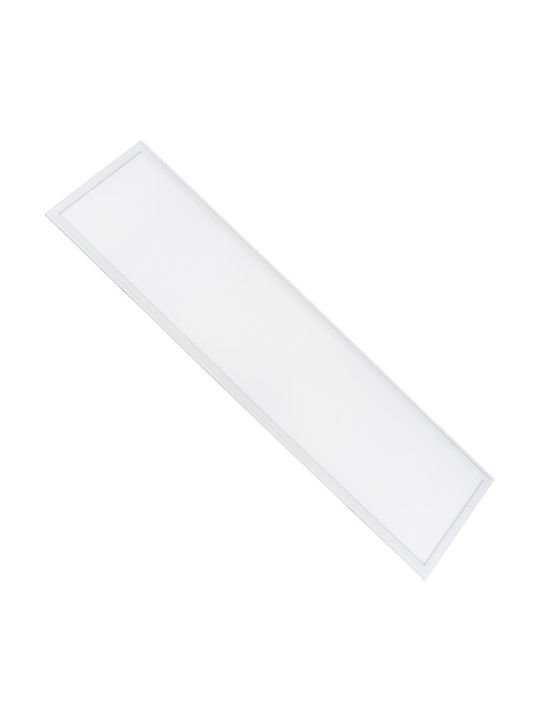 GloboStar Rectangular Recessed LED Panel 48W with Natural White Light 4500K 120x30cm
