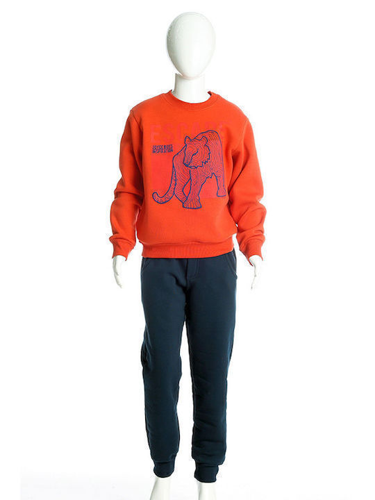 Kinder Sweatpants Set - Jogginganzug Orange 2Stück Escape