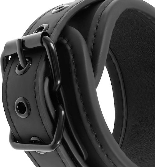Fetish Submissive Open Leg Set Βοήθημα σε Μαύρο Χρώμα